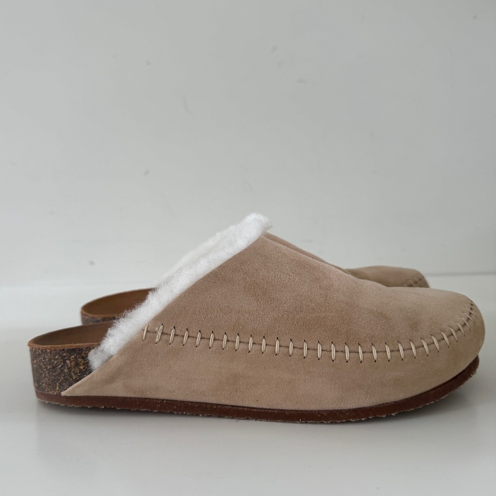 🏷️ SOLD • JENNI KAYNE • Shearling-Lined Moc Clog in Natural • 8 - Picture 2 of 16